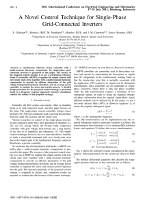 A Novel Control Technique for Single-Phase Grid