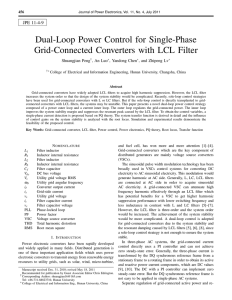 Dual-Loop Power Control for Single-Phase Grid