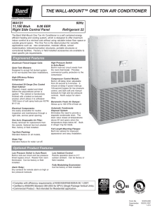 the wall-mount™ one ton air conditioner