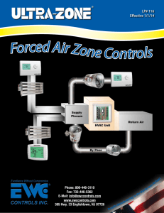 Forced Air Zone Controls