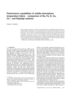 Performance capabilities of middle-atmosphere temperature lidars