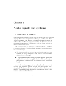 Audio signals and systems