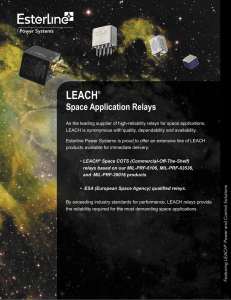 LEACH® Space Application Relays
