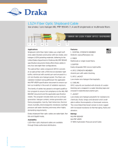 LSZH Fiber Optic Shipboard Cable