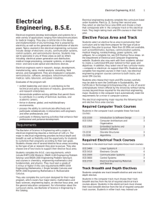 Electrical Engineering, BSE - The University of Iowa 2016