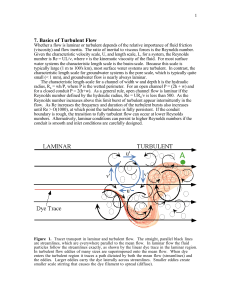 7. Basics of Turbulent Flow