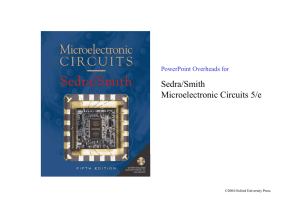 S d /S ith edra/Smith Microelectronic Circuits 5/e