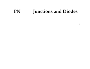 PN Junctions and Diodes