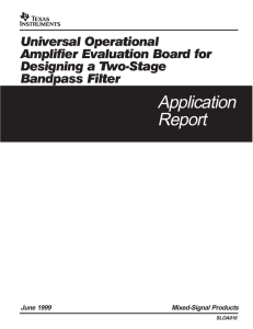 Universal Operational Amplifier Evaluation