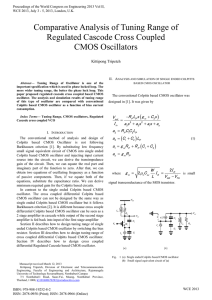 Comparative Analysis of Tuning Range of Regulated