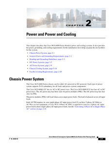 Power and Cooling