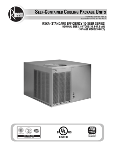 self-contained cooling package units