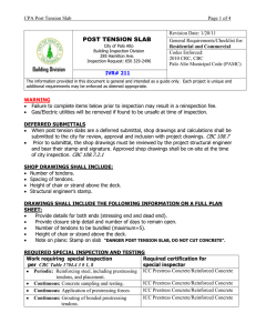 post tension slab - City of Palo Alto