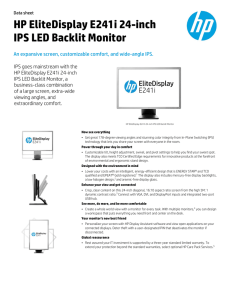 HP EliteDisplay E241i 24-inch IPS LED Backlit Monitor
