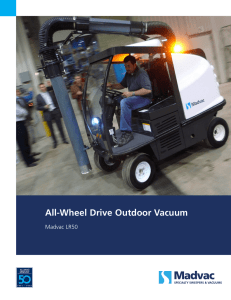 All-Wheel Drive Outdoor Vacuum