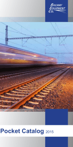 Pocket Catalog 2015 - Railway Equipment Company