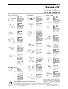 Trac-Master Spec Sheets:Trac Full Spec Sheets Rev