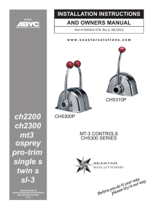 ch2200 ch2300 mt3 osprey pro-trim single s twin s sl-3
