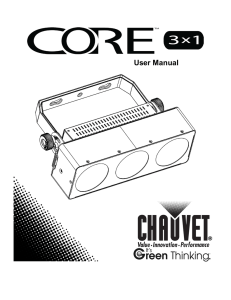 CORE 3x1 User Manual Rev. 1