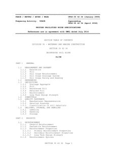 UFGS 35 42 34 Reinforced Soil Slope