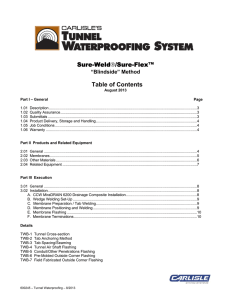 Sure-Weld®/Sure-Flex™ Table of Contents