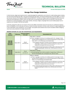 TB-105 Garage Floor Design Guidelines