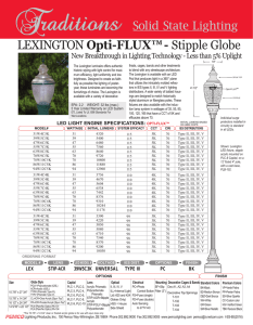 LEXINGTON Opti-FLUX™- Stipple Globe