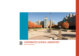 2013 Annual Report - Coordinated Science Laboratory