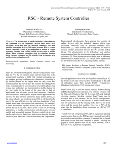 RSC - Remote System Controller