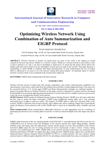 Optimizing Wireless Network Using Combination of Auto