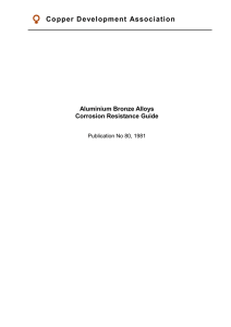 Aluminium Bronze Alloys - Corrosion Resistance Guide