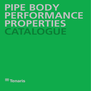 the Pipe Body Performance Properties Catalogue