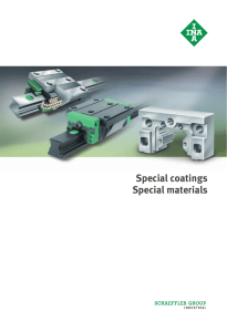 Special coatings Special materials TPI 133