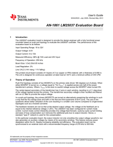 AN-1861 LM25037 Evaluation Board (Rev. C)