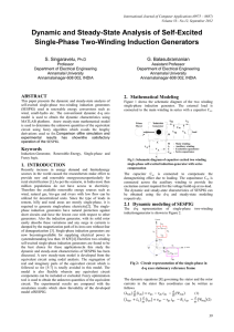 Dynamic and Steady-State Analysis of Self-Excited Single