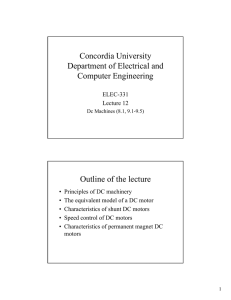 dc machines - Concordia University