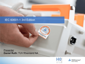 IEC 60601-1 3rd Edition