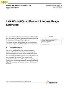 i.MX 6Dual/6Quad Product Lifetime Usage Estimates