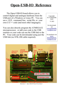 Open-USB-IO Reference - Pj Radcliffe