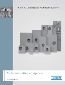 Meter mounting equipment