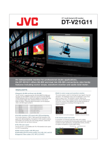 DT-V21G11 21"Multi-Format LCD monitor