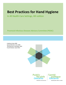 Best Practices for Hand Hygiene