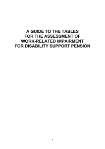 Guide To The Impairment Tables