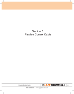 Section 5. Flexible Control Cable