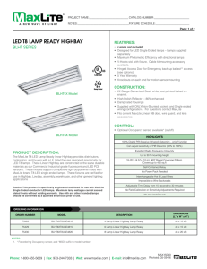 led t8 lamp ready highbay