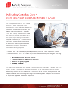 Delivering Complete Care = Cisco Smart Net