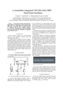 A monolithic integrated 180 GHz SiGe HBT Push