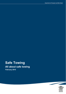 Safe Towing - Department of Transport and Main Roads