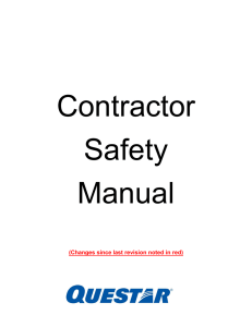 Contractor Safety Manual