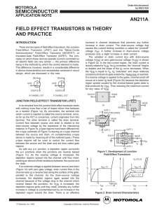 AN211A: Field Effect Transistors in Theory and Practice